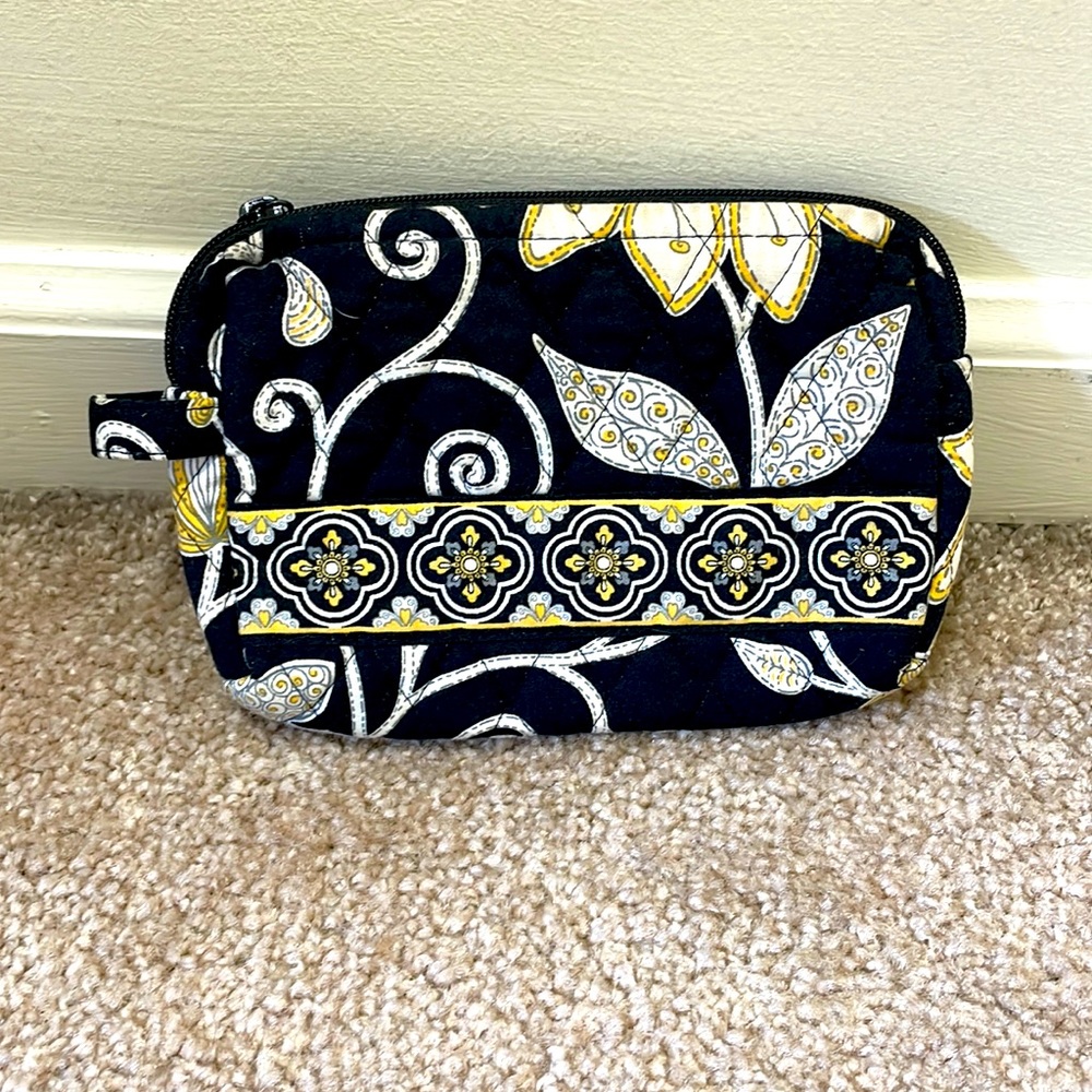 Vera Bradley Black Cosmetics Pouch